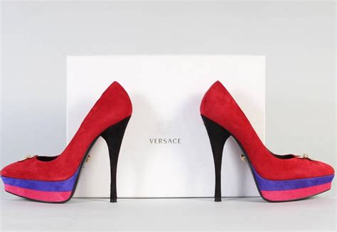 versace palazzo pumps red|Versace shoes pre order.